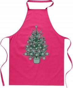 Karácsonyi konyhai kötény Piros karácsonyfa