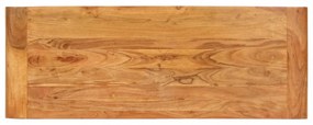 vidaXL tömör akácfa konzolasztal mézszínű felülettel 110 x 40 x 76 cm