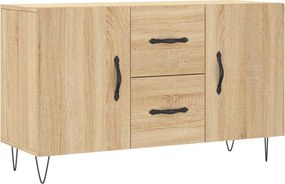 vidaXL sonoma tölgy színű szerelt fa tálalószekrény 100 x 36 x 60 cm