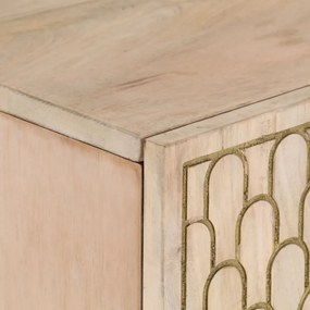 tömör mangófa tálalószekrény 90 x 33 x 75 cm