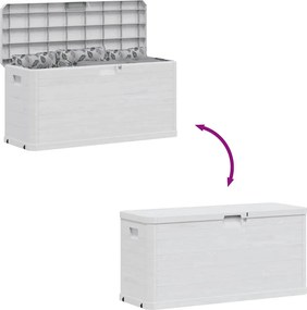 Világosszürke Kerti Tárolóláda 280 L