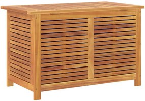 vidaXL tömör akácfa kerti tárolóláda zsaluval 90 x 50 x 56 cm