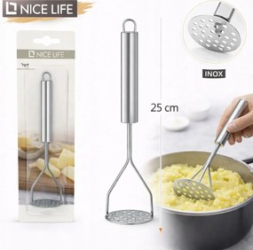 Burgonyaprés Habverő Nice Life Fém