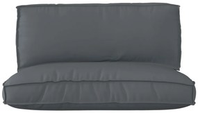 Raklap párna készlet 2 pcs Antracit 120 x 80 x 12 cm