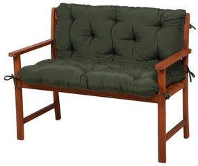 Khaki kerti székpárna szett padra, 2 db-os 50x100 cm Selby – Sun Garden