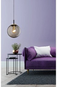 Fekete függőlámpa üveg búrával Dini – Fischer &amp; Honsel