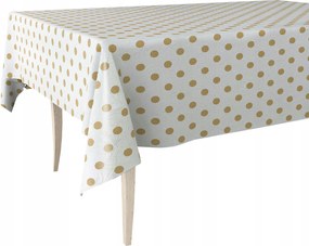 Cerata Vastag Abrosz Fehér Arany Pöttyös 140x180