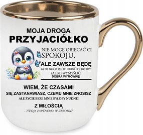 Arany Bögre Elegáns Barátnőnek Vicces Ajándék +csomagolás