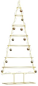 Fém karácsonyfa állvánnyal Arany 180 cm Porszórt Acél