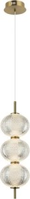 Italux Lazie PND-29038-3-GD Függőlámpa 3x13W/LED 3000K 1300lm IP20