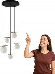 Függőlámpa Merseta PND-463325A-BRO+W Italux