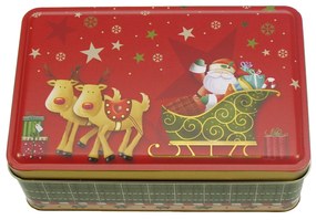 Karácsonyi konyhai fémdoboz 155x100x57 mm Christmas Magic