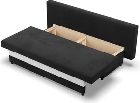 Sony kanapé, szövet anyag, hab töltet, fekete - fehér