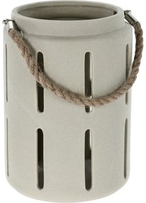 Danila dekoratív lámpa, szürke, 15 x 21,8 cm, dolomit