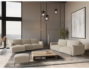 Bézs sarokkanapé (bal oldali) Malie – Makamii