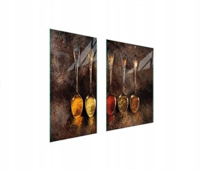 Üveg Védőlap Deszka 75x52 Fűszerek Edzett Üveg