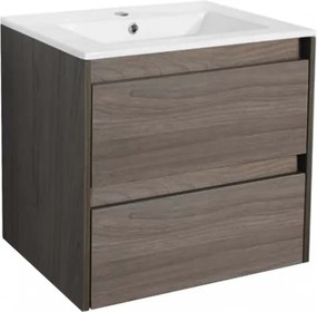 Porto 60 alsó fürdőszoba bútor mosdóval rauna szil színben