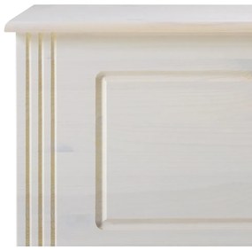 Fehér borovi fenyő tárolóláda 80x45 cm Anita – Støraa