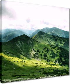Vászonkép 40x40 Tátra Lengyel hegyek Kilátás