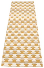 Okkersárga kültéri-beltéri futószőnyeg 70x250 cm Dana Ochre – Pappelina