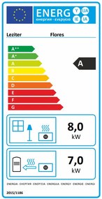 Flores vízteres szilárd tüzelésű kályha 15 kw