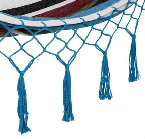 Deuba Függőágy rojtokkal 320x150 cm - kék
