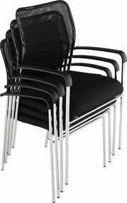 Szék tárgyalóterembe, fekete, UMUT