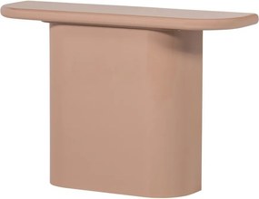 Világos rózsaszín fényes konzolasztal 30x120 cm Nocta – WOOOD