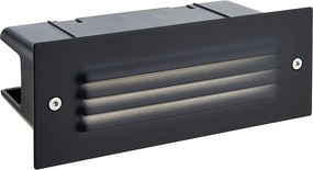 ENDON 78640 SEINA Kültéri Falba Építhető Lámpa Fekete LED IP44