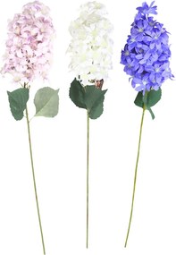 Művirág HORTENZIA PLUME 87 cm - több színben Termék színe: Lila
