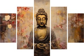 Kép - Buddha, festészet (150x105 cm)