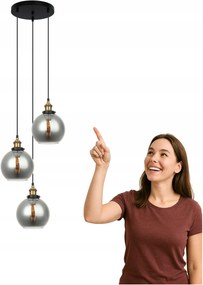 Cardena függőlámpa MDM-4330/3 Gd+sg Italux