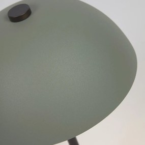 Zöld asztali lámpa fém búrával (magasság 33 cm) Aleyla – Kave Home