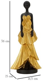 Poligyanta szobor (magasság 33 cm) Fashion Woman – Mauro Ferretti