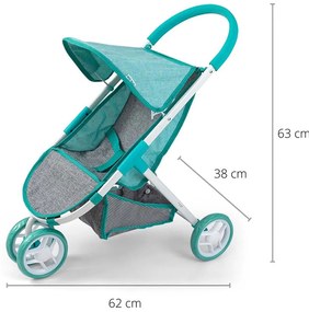 Játék golf babakocsi babáknak Milly Mally Susie Prestige Mint