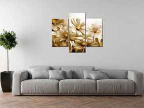 Gario Vászonkép Virágos szépség - 3 részes Méret: 90 x 60  cm