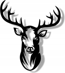 3D Áttört Kép 30X27 Szarvas Fali Dekoráció