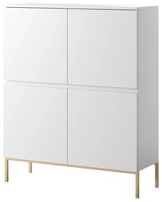 Komód Bennasi B1  (fehér + arany). 1098844