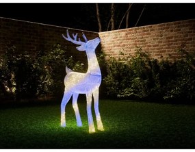 Twinkly TW3RS200SPP-TEU - LED RGBW Dimmelhető kültéri rénszarvas 240xLED IP44 Wi-Fi