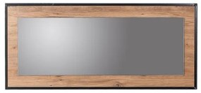 QUANTUM falitükör 60x110 cm barna/fekete