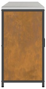 Konyhai Tároló Készlet polcokkal 3 pcs Rozsdás 180 x 50 x 92 cm