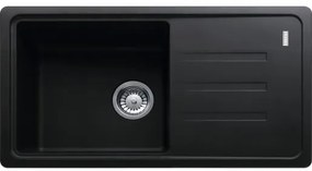 Mosogató Franke BSG 611-78/39 fekete 78x20 cm BSG611-78ON