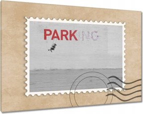 Vászonkép 60x40 Banksy Parkoló