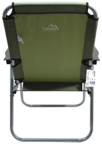 Összecsukható zöld kempingszék