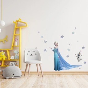 Falmatrica "Elsa és Olaf" 78x65 cm