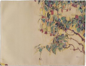Asztali alátét Fuchsia Branches (Sun Tree) Egon Schiele