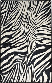 Zebra mintás szőnyeg