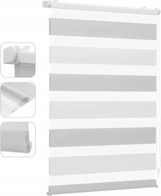 Roló Éjjel-nappal Sekey 130 x 150 Prémium Kétszínű Zebra