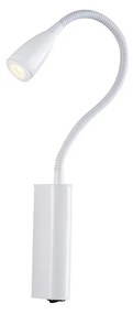 Azzardo Veronica fürdőszobai fali lámpa, fehér, 3000K melegfehér, beépített LED, 3W, 150 lm, AZ-1547
