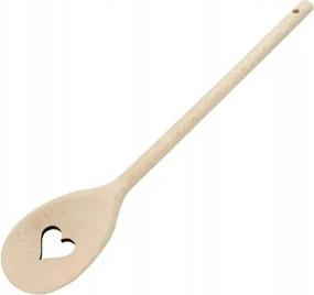 Fackelmann Fa konyhai kanál lyukkal, 30 cm Szív (33/G-548)